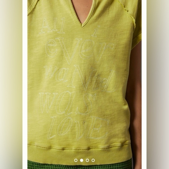 Scott Csoke for Anthropologie Sustainable Sweatshirt Top, Size XS - Picture 2 of 11